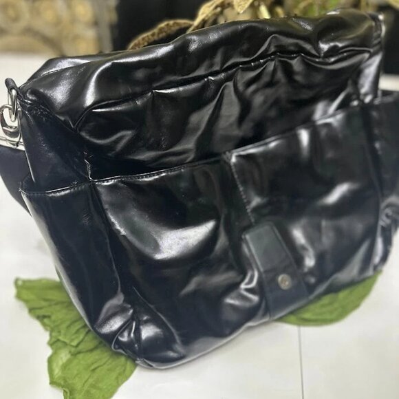 Adelina Madelina Diaper Bag & Wipes Case Large Black It's A Breeze Backpack - Picture 5 of 8